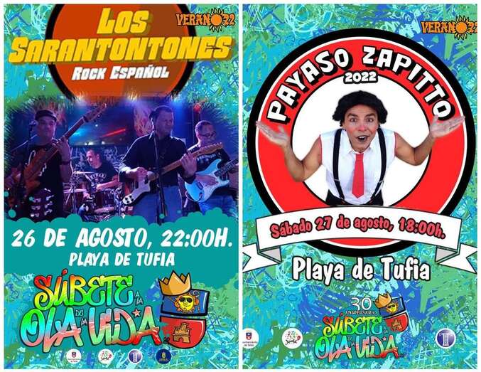 Carteles de dos actos previstos en Tufia/TA.